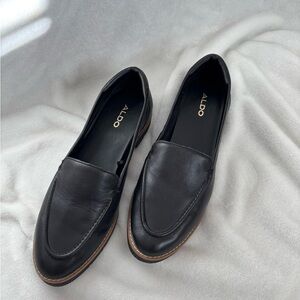 Black Aldo Loafers